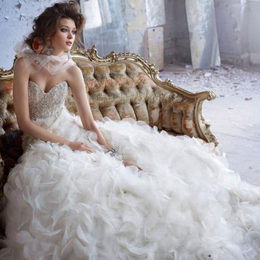 Lazaro Wedding Gown Style 3161